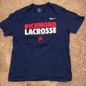 University of Richmond Lacrosse tshirt